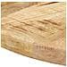 Tavolino Da Bistrot 60x76 Cm In Legno Di Mango Grezzo - Foto miniatura 8