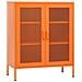 Armadietto Arancione 80x35x101,5 cm in Acciaio - Foto miniatura 2