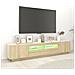 Mobile Porta TV con Luci LED Rovere Sonoma 200x35x40 cm - Foto miniatura 9