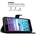 Custodia Compatibile Con Huawei Y5/y6 2017 In Lilla Scuro Fiore - Coperchio Protettivo In Design Floreale Con Chiusura Magnetica, Funzione Stand E Slot Per Carte - Foto miniatura 4
