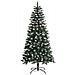 Albero Di Natale Artificiale Con Base Verde 120 Cm Pvc - Foto miniatura 3