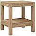 Tavolino da Bagno 45x35x45 cm in Legno Massello di Teak - Foto miniatura 1