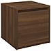 Cassetto Contenitore Rovere Marrone 40,5x40x40cm In Multistrato - Foto miniatura 1