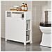 Mensola Salvaspazio Con 2 Cestelli Grigi Estraibili Mobiletto Da Bagno Bianco 20x60x70cm Bzr83-w - Foto miniatura 7