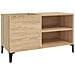 Mobile Porta Dischi Rovere Sonoma 84,5x38x48 Legno Multistrato - Foto miniatura 1