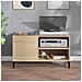 Mobile Porta Dischi Rovere Sonoma 84,5x38x48 Legno Multistrato - Foto miniatura 2