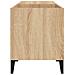 Mobile Porta Dischi Rovere Sonoma 84,5x38x48 Legno Multistrato - Foto miniatura 5