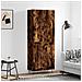 Credenza Rovere Fumo 69,5x34x180 Cm In Legno Multistrato - Foto miniatura 1