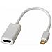Cavo Adattatore Mini Displayport To Hdmi Femmina Display Port 1080p Bianco - Foto miniatura 1