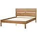 Letto Legno Boisset 160 X 200 Cm Marrone Scuro - Foto miniatura 2