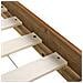 Letto Legno Boisset 160 X 200 Cm Marrone Scuro - Foto miniatura 3