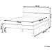 Letto Legno Boisset 160 X 200 Cm Marrone Scuro - Foto miniatura 7