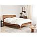 Letto Legno Boisset 160 X 200 Cm Marrone Scuro - Foto miniatura 1