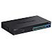 TPE-1021WS switch di rete Gestito L2/L3/L4 Gigabit Ethernet (10/100/1000) Supporto Power over Ethernet (PoE) Nero - Foto miniatura 1