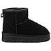 Black Casual Closed Booties Stivaletti Pelle Scamosciata /nabuk Scarpe Donna Nero Eu 37, 848990/02-06 - Foto miniatura 2
