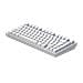 Alu Terra Nostra, Bianco - Tastiera Gaming Meccanica Iso (de) - Foto miniatura 4