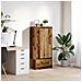Armadio con Cassetto Legno Antico 55,5x34x119,5 cm Truciolato - Foto miniatura 1