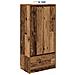 Armadio con Cassetto Legno Antico 55,5x34x119,5 cm Truciolato - Foto miniatura 8