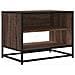Mobile Tv Rovere Marrone 61x40x46 Cm Legno Multistrato Metallo - Foto miniatura 2