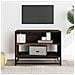 Mobile Tv Rovere Marrone 61x40x46 Cm Legno Multistrato Metallo - Foto miniatura 3