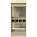 Tavolo Bar con Rastrelliera Sonoma 90x47,5x103,5 cm Multistrato - Foto miniatura 5