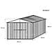 Box Attrezzi Giardino In Acciaio Zincato 360x260cm X H2.12m - 130kg - 9,36mq - Bianco - Foto miniatura 2