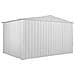 Box Attrezzi Giardino In Acciaio Zincato 360x260cm X H2.12m - 130kg - 9,36mq - Bianco - Foto miniatura 10
