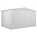 Box Attrezzi Giardino In Acciaio Zincato 360x260cm X H2.12m - 130kg - 9,36mq - Bianco - Foto miniatura 4