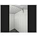 Box Attrezzi Giardino In Acciaio Zincato 360x260cm X H2.12m - 130kg - 9,36mq - Bianco - Foto miniatura 6
