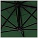 Ombrellone A Muro Con Palo In Metallo 300 Cm Verde - Foto miniatura 7
