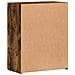 Schedario Rovere Fumo 60x32x77,5 Cm In Legno Multistrato - Foto miniatura 5