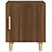 Comodino Rovere Marrone In Legno Multistrato - Foto miniatura 2