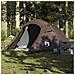 Tenda da Campeggio a Tunnel per 3 Persone Marrone Impermeabile - Foto miniatura 1