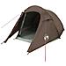 Tenda da Campeggio a Tunnel per 3 Persone Marrone Impermeabile - Foto miniatura 3