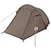 Tenda da Campeggio a Tunnel per 3 Persone Marrone Impermeabile - Foto miniatura 4