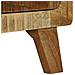 Tavolino da Caffè 80x54x45 cm Legno Massello Grezzo di Mango - Foto miniatura 7