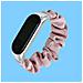 Cinturino Elastico Per Braccialetto Compatibile Con Xiaomi Mi Band 8 - Design Scrunchie Pink - Foto miniatura 3