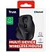 Fyda mouse Ufficio Mano destra RF senza fili + Bluetooth Ottico 2400 DPI - Foto miniatura 4