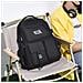 Zaino Casual Versatile Per Studenti - Grande Capacità, Spallacci Imbottiti Black - Foto miniatura 7
