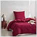 Set Completo Di Biancheria Da Letto In Microfibra 135x200 Cm 80x80 Cm Rosso - Foto miniatura 2