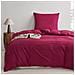 Set Completo Di Biancheria Da Letto In Microfibra 135x200 Cm 80x80 Cm Rosso - Foto miniatura 1