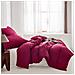 Set Completo Di Biancheria Da Letto In Microfibra 135x200 Cm 80x80 Cm Rosso - Foto miniatura 4