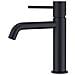 Miscelatore Monocomando Lavabo Con Corpo In Ottone E Zama Cartuccia Ceramica 26mm Tubi Flessibili Tre Ottavi Finitura Nero Opaco Serie Monza -bdm039-1ng - Foto miniatura 2