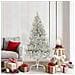 Albero di Natale artificiale con luci integrate Argento 180 cm - Foto miniatura 2