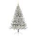 Albero di Natale artificiale con luci integrate Argento 180 cm - Foto miniatura 4