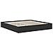 Letto con Contenitore Nero 200 x 200 cm Legno multistrato - Foto miniatura 6