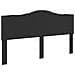 Letto con Contenitore Nero 200 x 200 cm Legno multistrato - Foto miniatura 7
