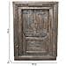 Finestra Artigianale In Legno Marrone 99x11x148h Cm - Foto miniatura 4