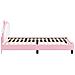 Struttura letto bambini con testata Rosa 90 x 200 cm PU - Foto miniatura 6