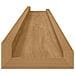 Scaffale da parete con lo scaffale 2 pcs Marrone 80 x 9 x 3 cm - Foto miniatura 8